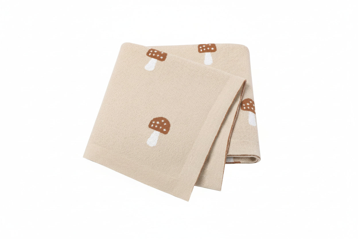 Couverture bébé - Petit champignon