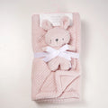 Couverture + doudou Lapin bébé
