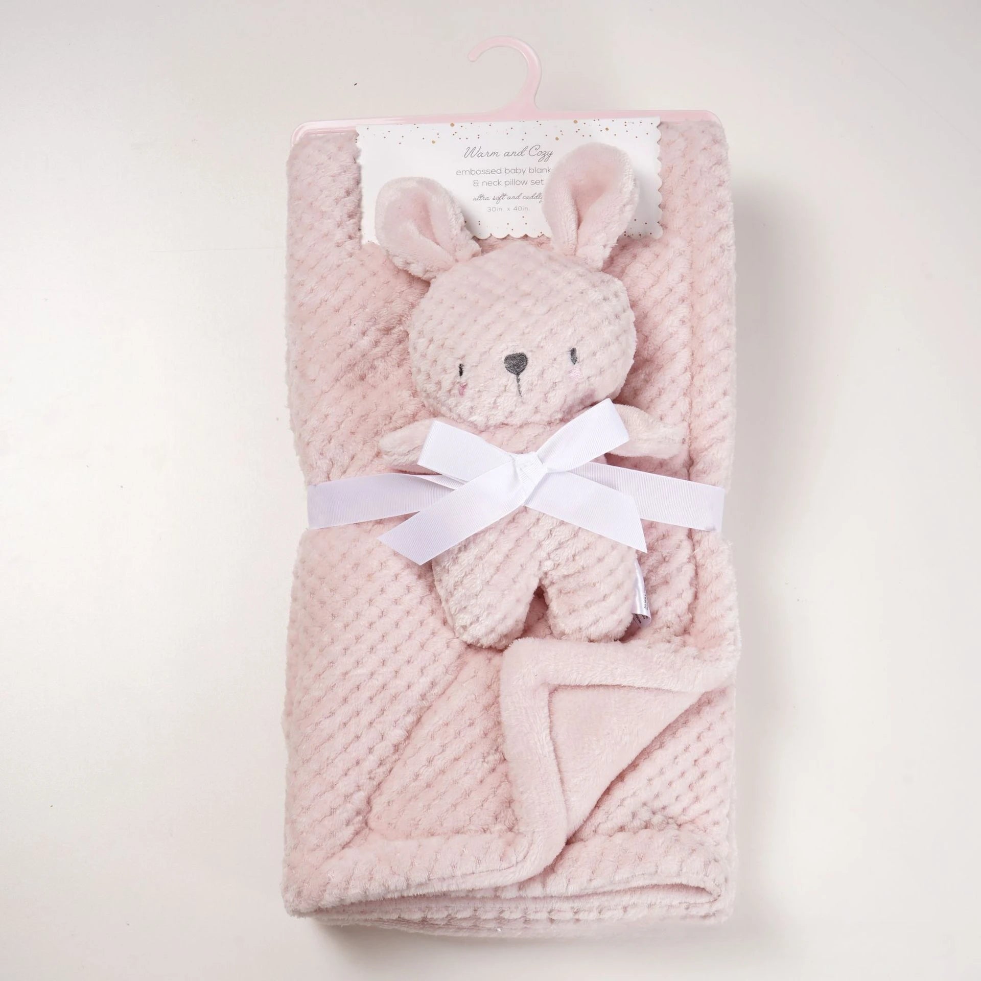 Couverture + doudou Lapin bébé