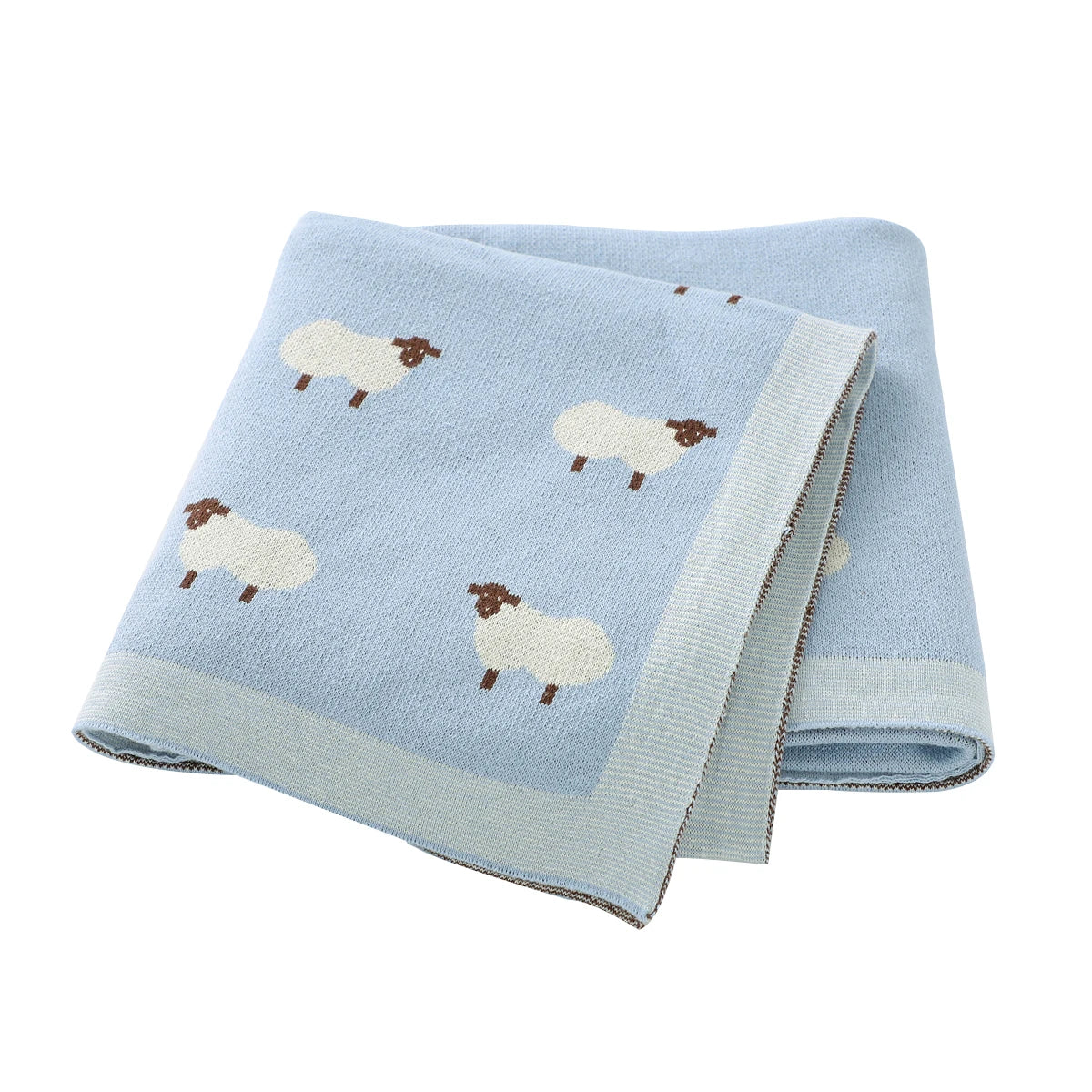 Couverture fine en coton bébé - Petit mouton