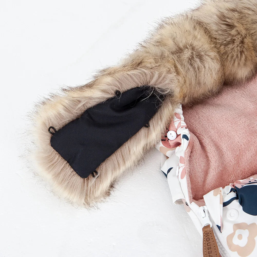 Chancelière poussette - Chaud Fleurs