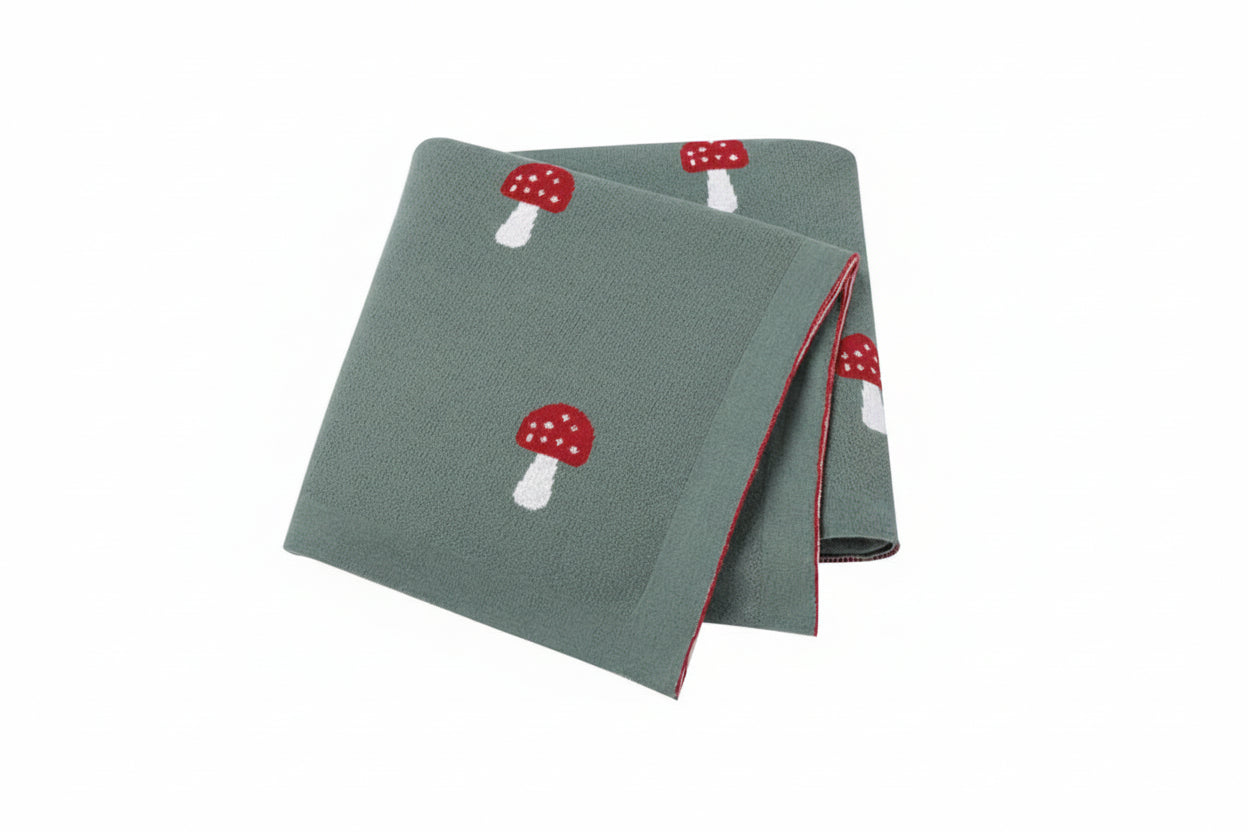 Couverture bébé - Petit champignon