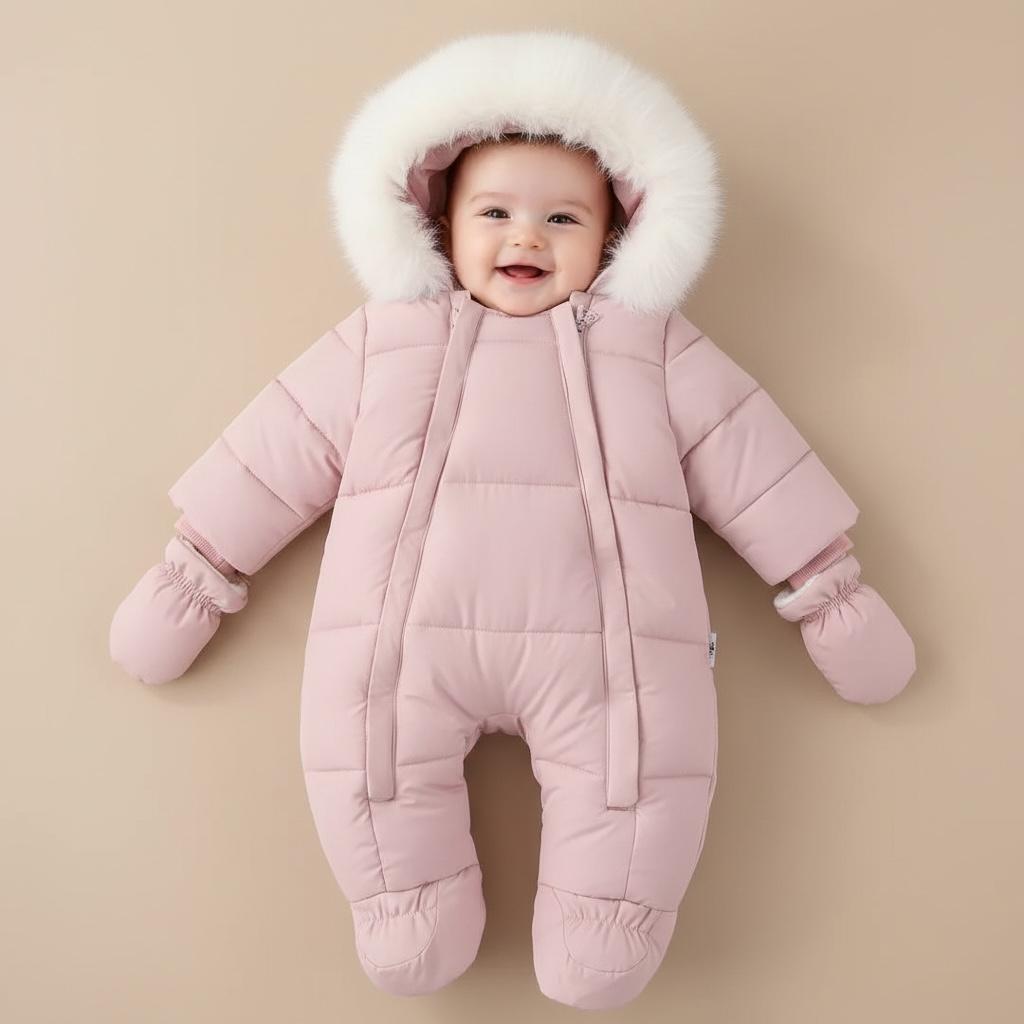 Combinaison pilote bébé - Moumoute et gant