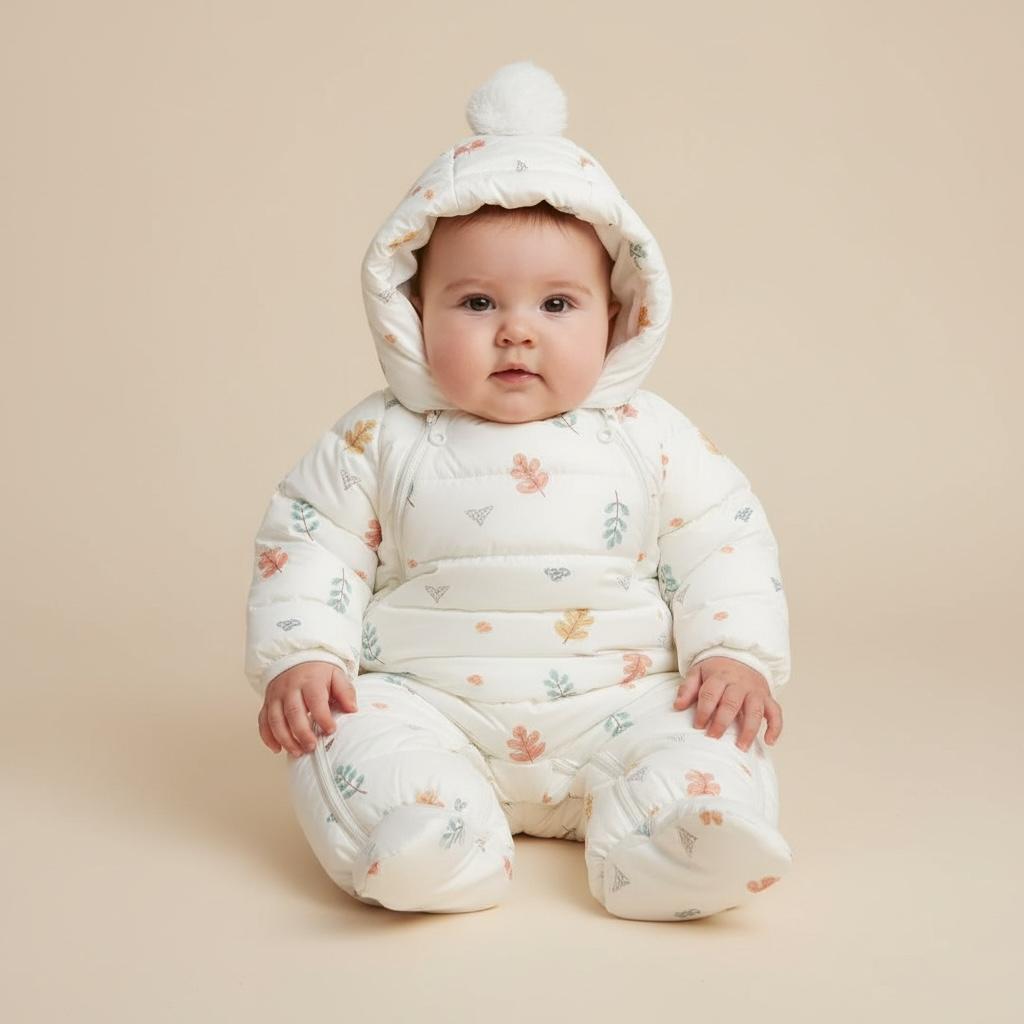 Combinaison pilote bébé - Feuille