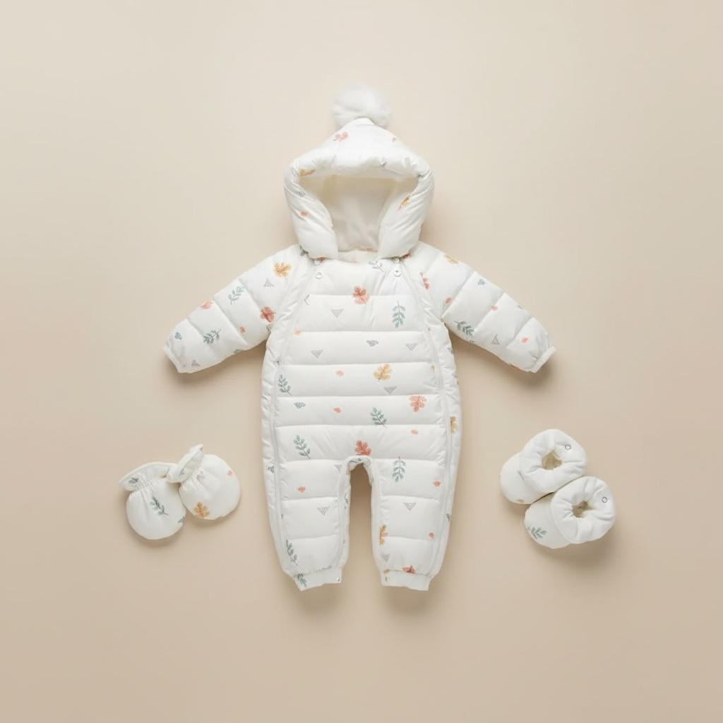 Combinaison pilote bébé - Feuille