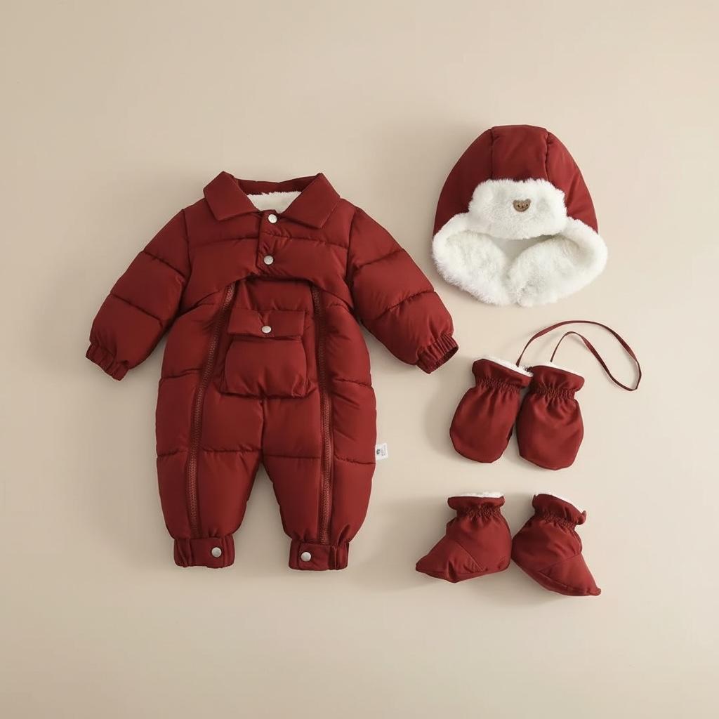 Combinaison pilote 4 pièces - Bébé au chaud